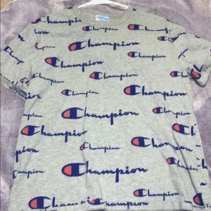 champion logo shirt